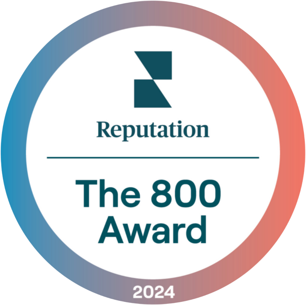 Reputation 800 Award logo